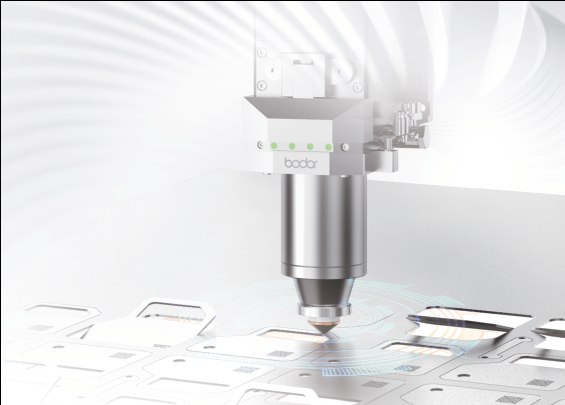 Bodor auto-focus laser head cutting sheet metal