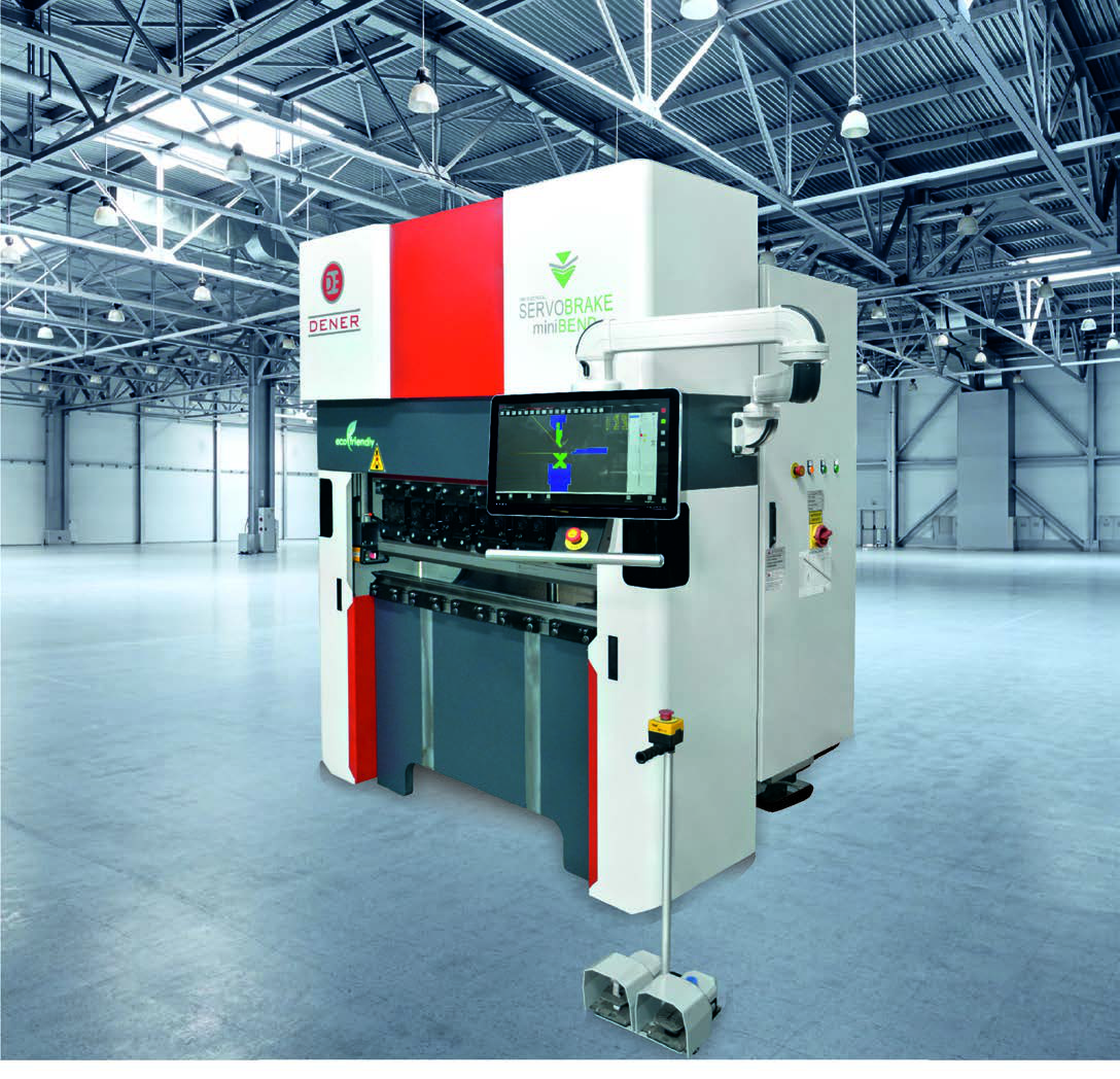 Dener DDS ball screw electric press brake for compact CNC sheet metal bending